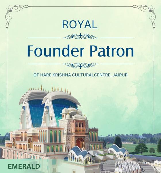 Become a Royal Founder Patron of Hare Krishna Movement Jaipur
