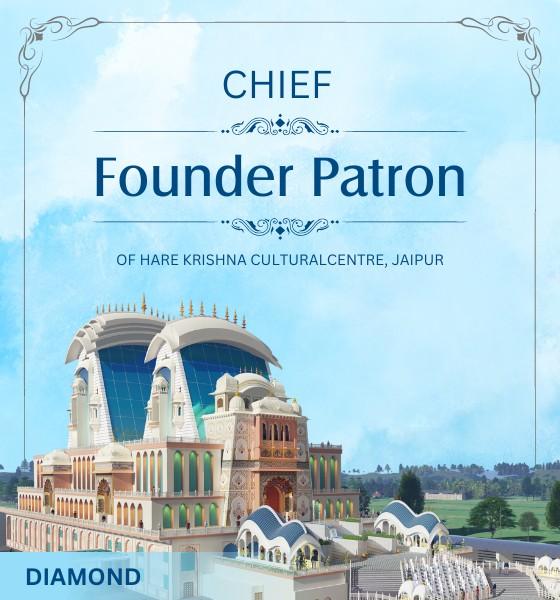 Become a Chief Founder Patron of Hare Krishna Movement Jaipur