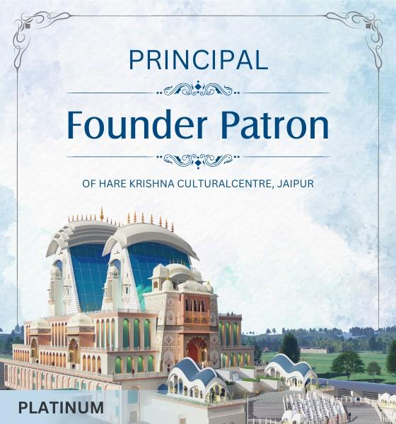 Become a Principal Founder Patron of Hare Krishna Movement Jaipur