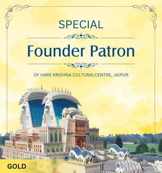 Become a Special Founder Patron of Hare Krishna Movement Jaipur